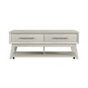 Clare Coffee Table with Casters In Almond