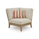 The appearance of Clare View Corner with Cushion Set of 2 In Beige designed by Signature Design by Ashley in the modern / contemporary interior design. This beige piece of furniture was selected by 1StopBedrooms from Clare View Collection to add a touch of cosiness and style into your home. Sku: P801-877. Material: Fabric.