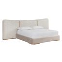Clarimond King Bed In Hailey Moon and Meg Taupe