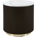 The appearance of Clayten End Table In White and Espresso designed by ACME in the modern / contemporary interior design. This white/espresso piece of furniture  was selected by 1StopBedrooms from Clayten Collection to add a touch of cosiness and style into your home. Sku: LV03946. Material: Wood.