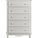 The appearance of Clementine Youth Chest of Drawers In White designed by Homelegance in the transitional interior design. This white piece of furniture was selected by 1StopBedrooms from Clementine Collection to add a touch of cosiness and style into your home. Sku: B1799-9. Material: Wood.