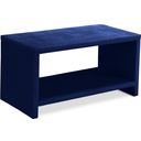 The appearance of Cleo Velvet Night Stand In Navy designed by Meridian in the modern / contemporary interior design. This navy piece of furniture  was selected by 1StopBedrooms from Cleo Collection to add a touch of cosiness and style into your home. Sku: CleoNavy-NS. Material: Velvet.