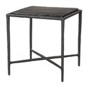 The appearance of Cloe Side Table In Black designed by Zuo Modern in the modern / contemporary interior design. This black piece of furniture  was selected by 1StopBedrooms from Cloe Collection to add a touch of cosiness and style into your home. Sku: 110619. Material: Aluminum.