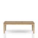 The appearance of Clover Ridge Table With Leaf In Carmel designed by Bernell in the traditional interior design. This carmel piece of furniture was selected by 1StopBedrooms from Clover Ridge Collection to add a touch of cosiness and style into your home. Sku: 5910-500-C. Table Top Shape: Rectangular. Size: 42" x 88". Material: Oak Veneer.