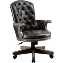 The appearance of Yelena Gray and Black Adjustable Arm Chair designed by Furniture of America in the modern / contemporary interior design. This gray piece of furniture  was selected by 1StopBedrooms from Yelena Collection to add a touch of cosiness and style into your home. Sku: CM-GM357AC. Material: Fabric.
