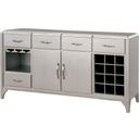 The appearance of Diocles Silver Server designed by Furniture of America in the modern / contemporary interior design. This silver piece of furniture was selected by 1StopBedrooms from Diocles Collection to add a touch of cosiness and style into your home. Sku: CM3020SV. Material: Wood.
