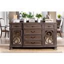 The appearance of Arcadia Rustic Natural Tone Server designed by Furniture of America in the transitional interior design. This brown piece of furniture  was selected by 1StopBedrooms from Arcadia Collection to add a touch of cosiness and style into your home. Sku: CM3150SV. Material: Wood.
