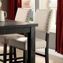 Sania II Antique Black Counter Height Chair Set of 2