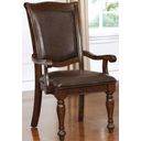 The appearance of Alpena Brown Cherry Arm Chair Set Of 2 designed by Furniture of America in the traditional interior design. This brown piece of furniture was selected by 1StopBedrooms from Alpena Collection to add a touch of cosiness and style into your home. Sku: CM3350AC-2PK. Material: Wood.