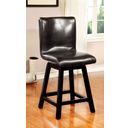 The appearance of Hurley Counter Height Chair Set of 2 designed by Furniture of America in the transitional interior design. This black piece of furniture was selected by 1StopBedrooms from Hurley Collection to add a touch of cosiness and style into your home. Sku: CM3433PC-2PK. Material: Wood.