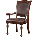 Sylvana Brown Cherry Arm Chair Set of 2