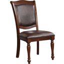 Sylvana Brown Cherry Side Chair Set of 2