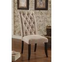 The appearance of Marshall Rustic Oak Side Chair Set Of 2 designed by Furniture of America in the transitional interior design. This brown piece of furniture was selected by 1StopBedrooms from Marshall Collection to add a touch of cosiness and style into your home. Sku: CM3564SC-2PK. Material: Wood.