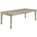 The appearance of Holcroft Antique White Extendable Rectangular Leg Dining Table designed by Furniture of America in the transitional interior design. This beige piece of furniture was selected by 1StopBedrooms from Holcroft Collection to add a touch of cosiness and style into your home. Sku: CM3600T. Material: Wood. Table Top Shape: Rectangular. Size: 44".