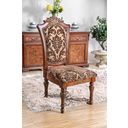 The appearance of Lucie Brown Cherry Side Chair Set of 2 designed by Furniture of America in the transitional interior design. This brown piece of furniture was selected by 1StopBedrooms from Lucie Collection to add a touch of cosiness and style into your home. Sku: CM3788SC-2PK. Material: Fabric.
