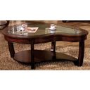 Crystal Falls Dark Cherry Coffee Table