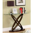 The appearance of Atwood II Dark Walnut Sofa Table designed by Furniture of America in the modern / contemporary interior design. This dark walnut piece of furniture was selected by 1StopBedrooms from Atwood Collection to add a touch of cosiness and style into your home. Sku: CM4401S-T;CM4401S-B. Material: Wood.