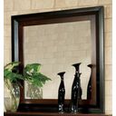 The appearance of Patra Acacia and Walnut Mirror designed by Furniture of America in the transitional interior design. This brown piece of furniture was selected by 1StopBedrooms from Patra Collection to add a touch of cosiness and style into your home. Sku: CM7152M. Material: Wood.