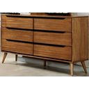 The appearance of Lennart Oak Dresser designed by Furniture of America in the transitional interior design. This brown piece of furniture was selected by 1StopBedrooms from Lennart Collection to add a touch of cosiness and style into your home. Sku: CM7386A-D. Material: Wood.