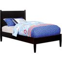 The appearance of Lennart II Black Twin Panel Bed designed by Furniture of America in the modern / contemporary interior design. This black piece of furniture  was selected by 1StopBedrooms from Lennart Collection to add a touch of cosiness and style into your home. Sku: CM7386BK-T-HB;CM7386BK-T-FB;CM7386BK-T-R. Bed Type: Panel Bed. Material: Wood. Bed Size: Twin.