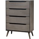 The appearance of Lennart Gray Chest designed by Furniture of America in the transitional interior design. This gray piece of furniture  was selected by 1StopBedrooms from Lennart Collection to add a touch of cosiness and style into your home. Sku: CM7386GY-C. Material: Wood.