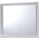 The appearance of Chrissy White Mirror designed by Furniture of America in the modern / contemporary interior design. This white piece of furniture  was selected by 1StopBedrooms from Chrissy Collection to add a touch of cosiness and style into your home. Sku: CM7552M. Material: Wood.