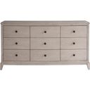 The appearance of Coalesce Nine Drawer Dresser In Fog designed by Universal in the modern / contemporary interior design. This fog piece of furniture was selected by 1StopBedrooms from Coalesce Collection to add a touch of cosiness and style into your home. Sku: U301050. Material: Metal.