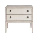 The appearance of Coalesce Presley Two Drawer Nightstand In Fog designed by Universal in the modern / contemporary interior design. This fog piece of furniture was selected by 1StopBedrooms from Coalesce Collection to add a touch of cosiness and style into your home. Sku: U301350. Material: Wood.