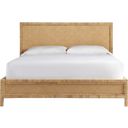 The appearance of Coastal Living Wrapped Split Rattan and Raffia Queen Platform Long Key Bed designed by Universal in the coastal interior design. This brown piece of furniture was selected by 1StopBedrooms from Coastal Living Collection to add a touch of cosiness and style into your home. Sku: 833310;83331F;83331R. Bed Type: Platform Bed. Bed Size: Queen. Material: Rattan.