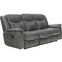 The appearance of Conrad Upholstered Motion Sofa Cool Grey designed by Coaster in the transitional interior design. This grey piece of furniture was selected by 1StopBedrooms from Conrad Collection to add a touch of cosiness and style into your home. Sku: 650354. Material: Upholstered.