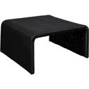 The appearance of Cahya Woven Rattan Square Coffee Table Black designed by Coaster in the coastal interior design. This black piece of furniture  was selected by 1StopBedrooms from Cahya Collection to add a touch of cosiness and style into your home. Sku: 708518. Material: Rattan.