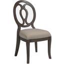 The appearance of Cohesion Program Axiom Side Chair In Antico designed by Artistica Home in the transitional interior design. This antico piece of furniture was selected by 1StopBedrooms from Cohesion Program Collection to add a touch of cosiness and style into your home. Sku: 2005-880-39-01. Material: Wood.