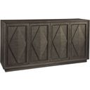 The appearance of Cohesion Program Exchequer Buffet In Grigio designed by Artistica Home in the transitional interior design. This grigio piece of furniture  was selected by 1StopBedrooms from Cohesion Program Collection to add a touch of cosiness and style into your home. Sku: 2225-852-41. Material: Wood.