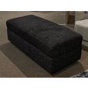 Colello Oversized Accent Ottoman In Onyx