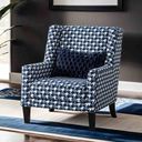 The appearance of Colindale Accent Chair In Gray and Blue designed by Furniture of America in the transitional interior design. This gray/blue piece of furniture  was selected by 1StopBedrooms from Colindale Collection to add a touch of cosiness and style into your home. Sku: FM61111BL-CH-PT. Material: Fabric.