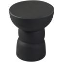 Collins Aluminum End Table In Black