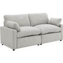 The appearance of Collins Modular Power Loveseat In Grey designed by Coaster in the transitional interior design. This grey piece of furniture was selected by 1StopBedrooms from Collins Collection to add a touch of cosiness and style into your home. Sku: 609560LRP;609560RRP. Material: Polyester.