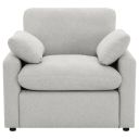 The appearance of Collins Upholstered Power Recliner Chair In Grey designed by Coaster in the transitional interior design. This grey piece of furniture was selected by 1StopBedrooms from Collins Collection to add a touch of cosiness and style into your home. Sku: 609563P. Material: Polyester.