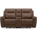 The appearance of Collins Loveseat with Console P3 and ZG In York Chestnut designed by Liberty in the transitional interior design. This york chestnut piece of furniture was selected by 1StopBedrooms from Collins Collection to add a touch of cosiness and style into your home. Sku: 7016CN-23P. Material: Solid Hardwood.