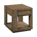 Colson 1 Drawer End Table In Medium Stain