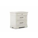 The appearance of Coming Home Cozy 3 Drawer Nightstand In Chalk designed by Legacy Classic in the country / farmhouse interior design. This chalk piece of furniture was selected by 1StopBedrooms from Coming Home Collection to add a touch of cosiness and style into your home. Sku: TY926-670. Material: Oak Veneer.