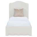Commerce and Market Liv Twin Upholstered Bed In Beige