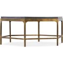 The appearance of Commerce And Market Octavius Cocktail Table designed by Hooker in the transitional interior design. This gold piece of furniture  was selected by 1StopBedrooms from Commerce and Market Collection to add a touch of cosiness and style into your home. Sku: 7228-80050-00. Material: Iron.
