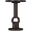 The appearance of Commerce And Market Round Side Table designed by Hooker in the transitional interior design. This dark wood piece of furniture  was selected by 1StopBedrooms from Commerce and Market Collection to add a touch of cosiness and style into your home. Sku: 7228-50003-99. Material: Wood.