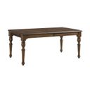 The appearance of Commonwealth Corso Leg Table In Warm Brunette designed by Kincaid in the modern / contemporary interior design. This warm brunette piece of furniture was selected by 1StopBedrooms from Commonwealth Collection to add a touch of cosiness and style into your home. Sku: 161-744. Table Top Shape: Rectangular. Size: 40" x 72". Material: Solid Wood.