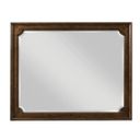 The appearance of Commonwealth Dennison Mirror In Warm Brunette designed by Kincaid in the modern / contemporary interior design. This warm brunette piece of furniture was selected by 1StopBedrooms from Commonwealth Collection to add a touch of cosiness and style into your home. Sku: 161-040. Material: Solid Wood.