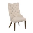 Commonwealth Higgins Upholstered Host Chair Set of 2 In Warm Brunette