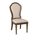 The appearance of Commonwealth Kirkman Upholstered Back Side Chair Set of 2 In Warm Brunette designed by Kincaid in the modern / contemporary interior design. This warm brunette piece of furniture was selected by 1StopBedrooms from Commonwealth Collection to add a touch of cosiness and style into your home. Sku: 161-622. Material: Solid Wood.