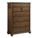 The appearance of Commonwealth Witham Drawer Chest In Warm Brunette designed by Kincaid in the modern / contemporary interior design. This warm brunette piece of furniture was selected by 1StopBedrooms from Commonwealth Collection to add a touch of cosiness and style into your home. Sku: 161-215. Material: Solid Wood.