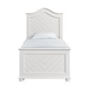The appearance of Conaughey Twin Panel Bed In White designed by Picket House in the traditional interior design. This white piece of furniture was selected by 1StopBedrooms from Conaughey Collection to add a touch of cosiness and style into your home. Sku: B-9340-7-THF;B-9340-7-TFR. Bed Type: Panel Bed. Bed Size: Twin. Material: Paper.
